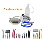 Набор наконечников с 42 отверстиями и низкой скоростью, портативный шприц для пневматической турбины 4 цветов, стоматологические инструменты