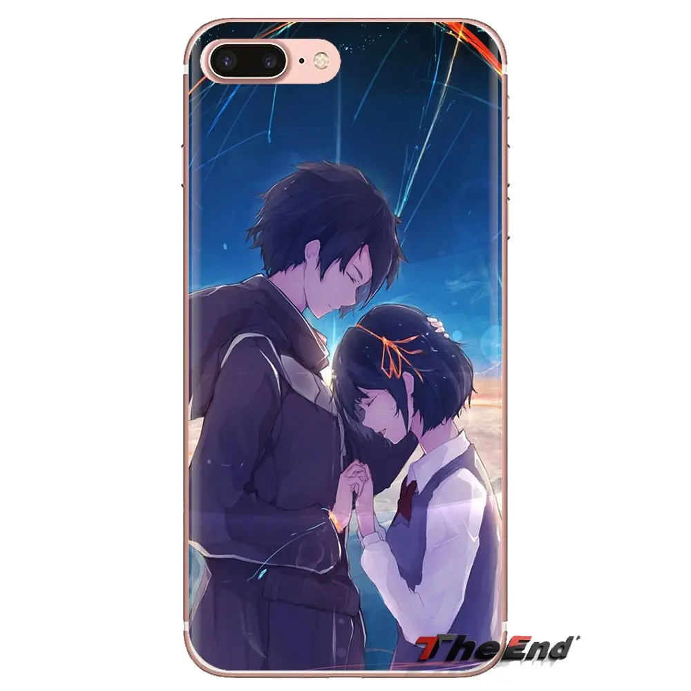 Ваше имя аниме Coque для huawei G7 G8 P7 P8 P9 Lite Honor 4C 5X 5C 6X Коврики 7 8 9 Y3 Y5 Y6 II 2 Pro 2017 мягкие