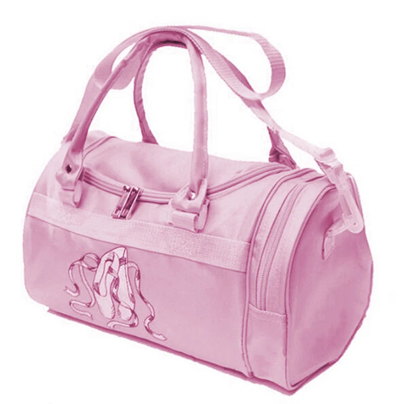 

Детская сумка для балета и танцев, розовые сумки через плечо, вместительные спортивные сумки для йоги, сумка для гимнастики