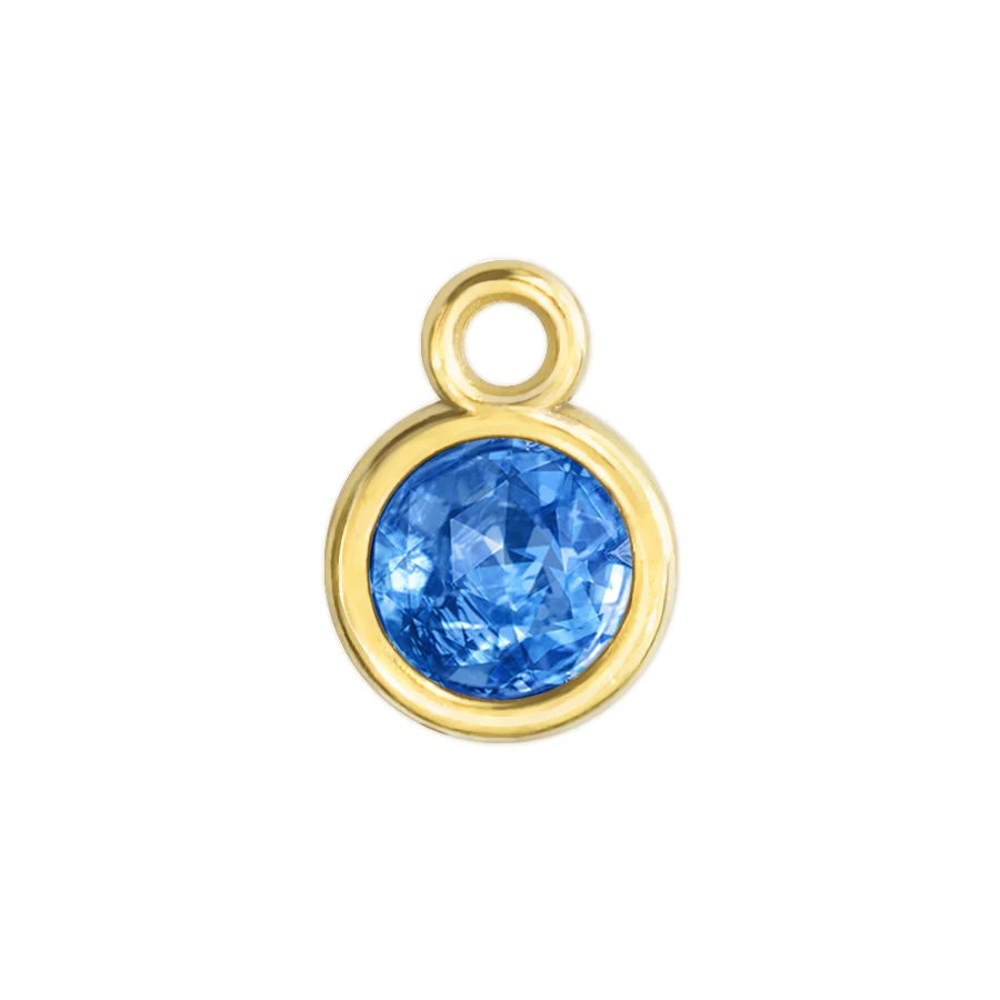 12p light blue Цена 12 шт./лот золотой цвет Хрусталь Камень Амулеты с открытым кольцом Шарм Diy Аксессуары HC482 - Окраска металла: 12p light blue