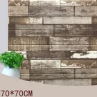 Самоклеящиеся 3D обои, твердая настенная наклейка, водонепроницаемые пенопластовые деревянные обои, украшение для стен