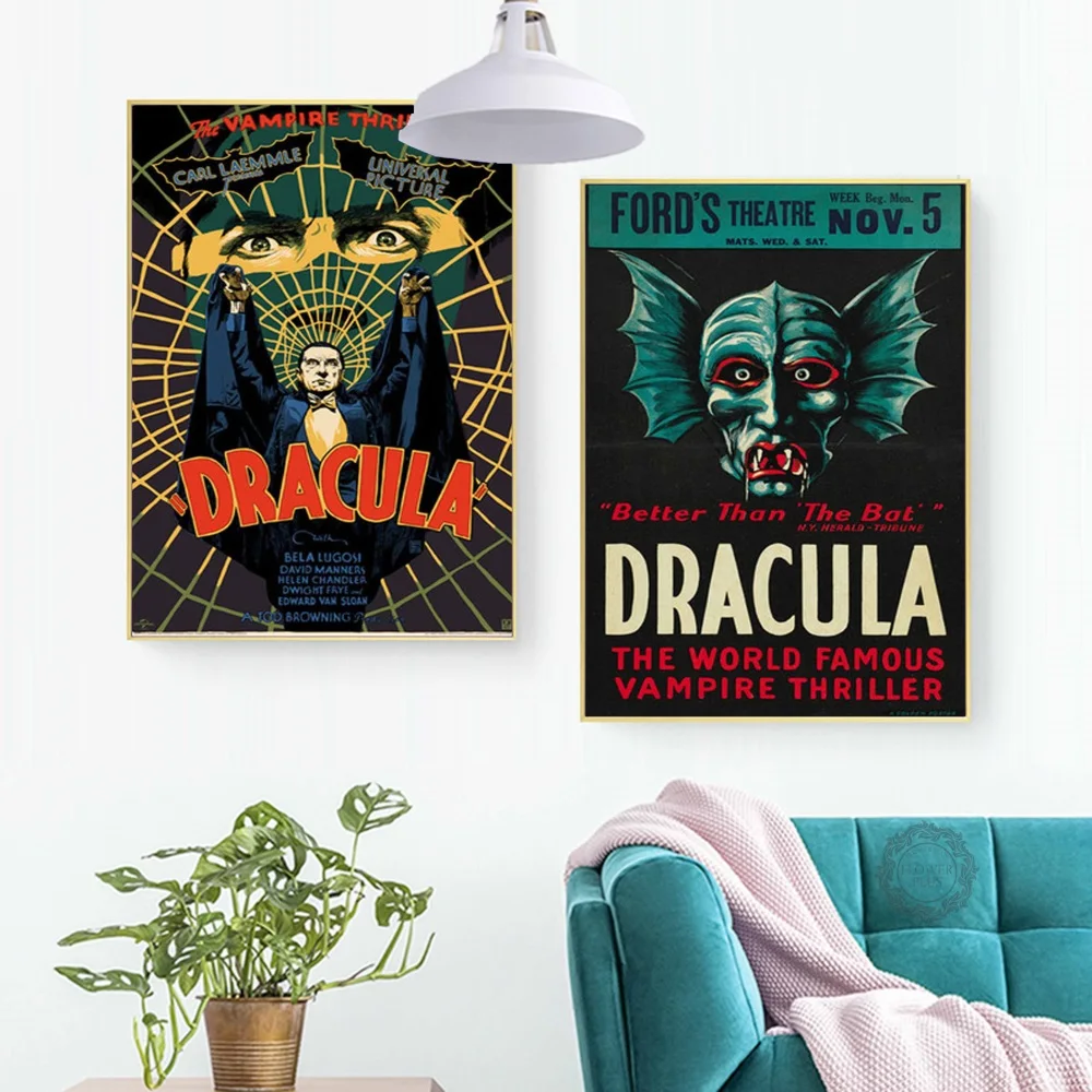 Классические Современные Декоративные постеры из фильма Дракула украшение для