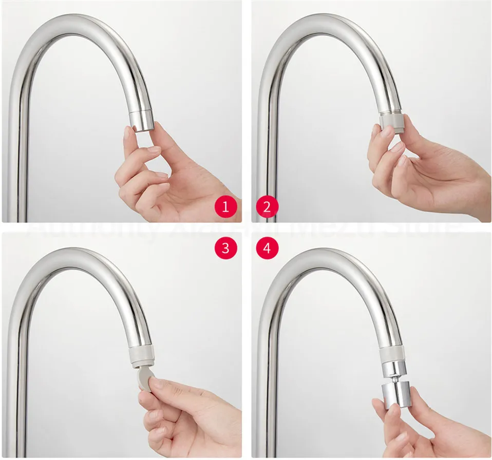 Xiaomi двойной функциональный смеситель bubbler кухонный водосберегающий фильтр двойной режим воды головка кран с форсункой разъем youpin кран пузырь