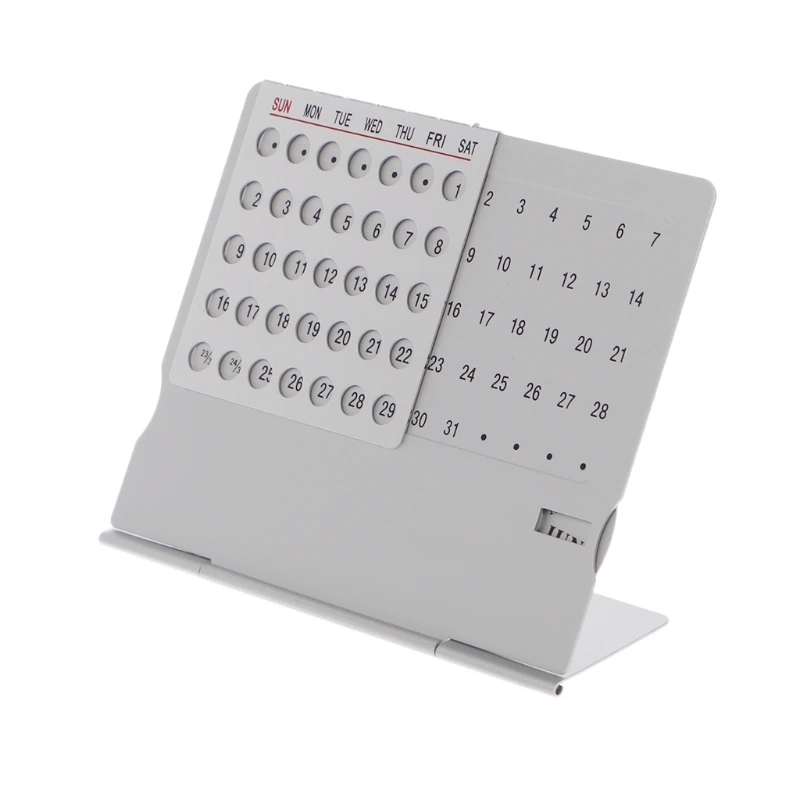 

Super Perpetual Unique Adjustable Desk Calendar Office Supplies Hand Set DIY