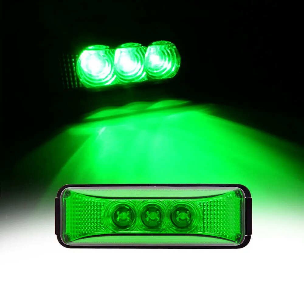 

2pcs Light 12V Bow Pontoon Lights 1 W Oval Marine Boat Bow Red+Green Deck