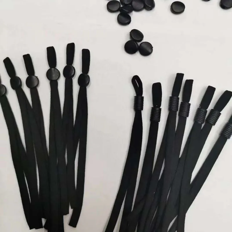 10 шт. маска Эластичная лента шнура Регулируемая пряжка Маска ушной шнурки