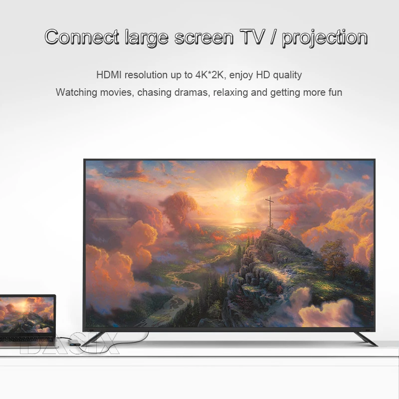 Адаптер BKSCY Type C для MacBook Samsung Galaxy S9/S8 Huawei P20 Pro|Кабели HDMI| |