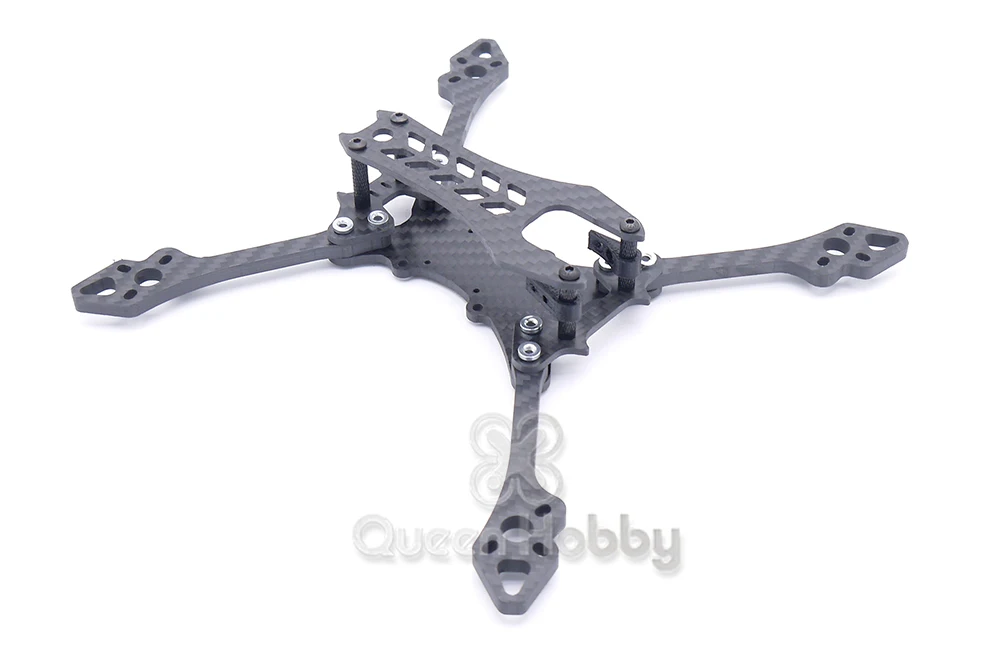Slamnasty 5 дюймов 207 мм рама для квадрокоптера из чистого углеродного волокна с