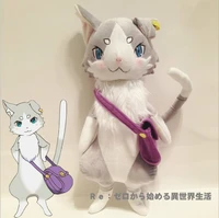 re life in a different world from zero pack cat soft toy cosplay props emilia plush anime comicon cartoon cute puck throw pillow
