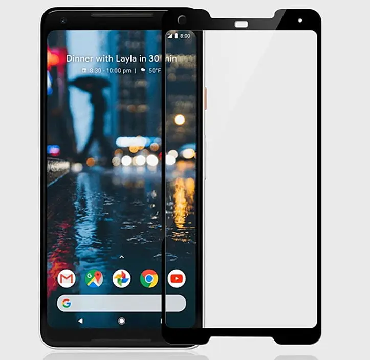 Sinzean 100 шт для Google Pixel 3A XL Lite/Pixel 3A/Pixel 4XL 2.5D полный клей полностью покрытый протектор экрана из закаленного стекла