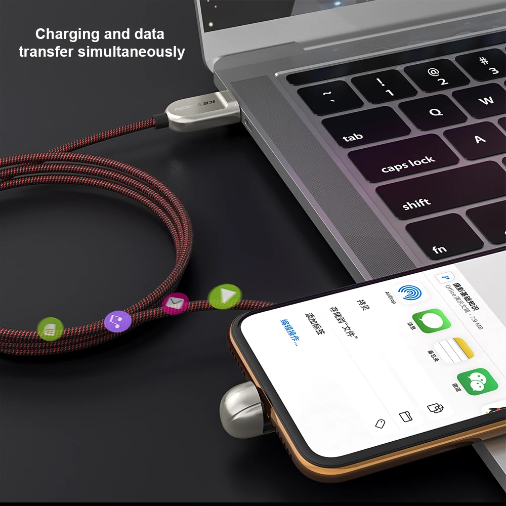 

KEYSION Metal Nylon USB Type C Cable Usb type-c Game Cables for Xiaomi Huawei Oneplus 3.1A Type c Fast Wire Cable for Samsung LG