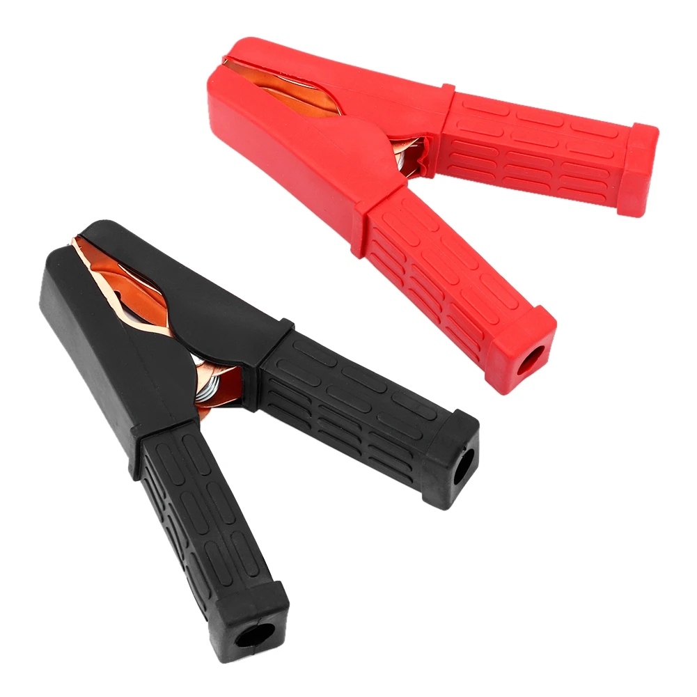 

1 Pair Black & Red Car Emergency Battery Jumper Cables Wires Clamp Clip