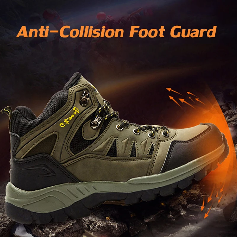 Мужские уличные спортивные износостойкие ботинки для скалолазания осень-зима