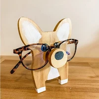 animal statues wooden glasses stand pet glasses stand glasses frame cute for desktop glasses stand christmas gift home artwork