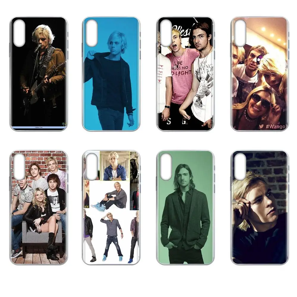 Мягкий прозрачный ремешок Ross Lynch R5 для Sony Xperia Z Z1 Z2 Z3 Z4 Z5 compact Mini M2 M4 M5 T3 E3 E5 XA XA1 XZ