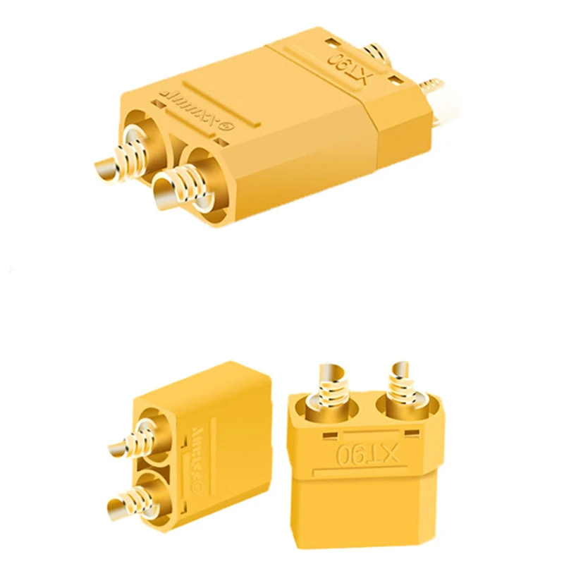 

2pcs/lot XT90 Male connector Battery Connector Set 4.5mm Male Female Gold Plated Banana Plug Accessories