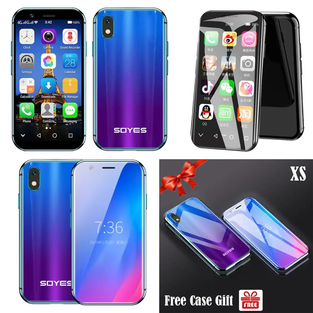 Разблокированный смартфон на Android 4G XS/X/7S/6S четырехъядерный две Sim карты мини