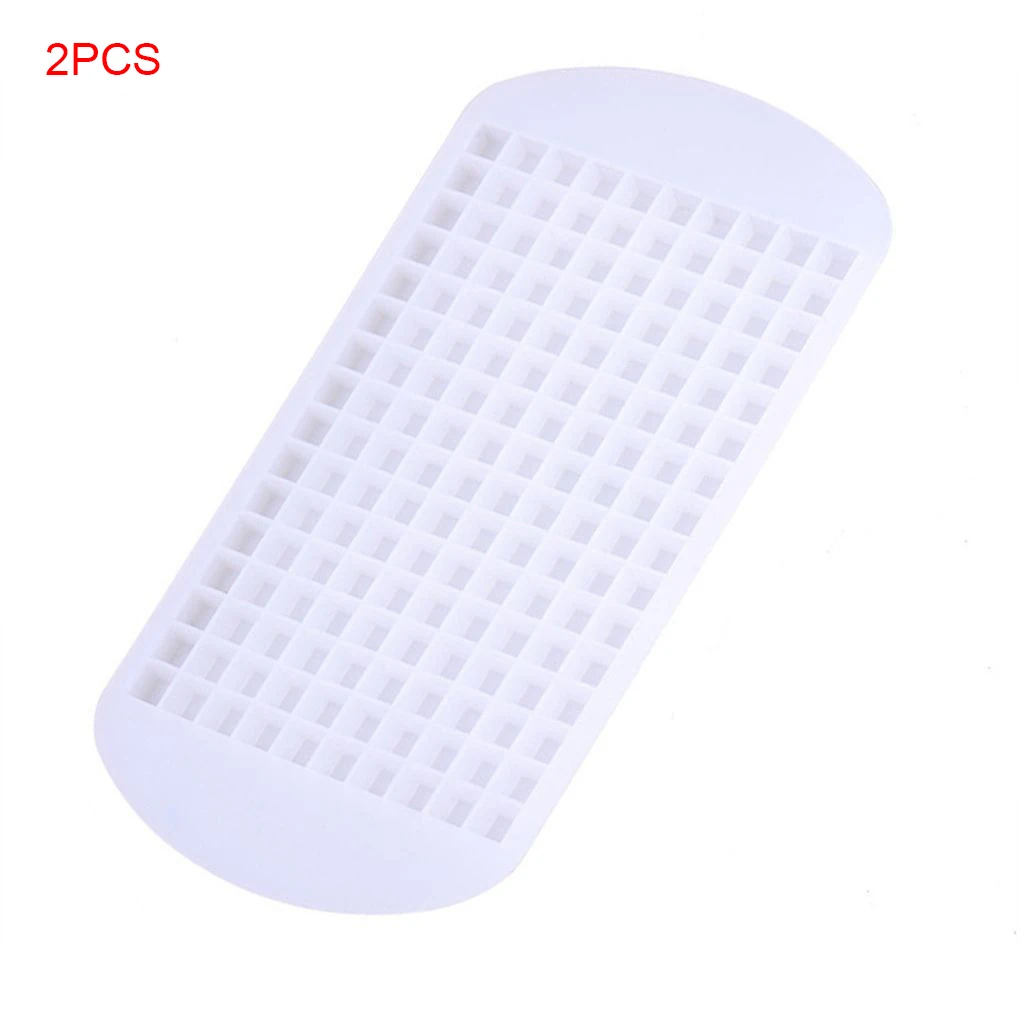 

2 Pieces 160 Grids 1cm Ice Lattice Mold Silicone Cookies Mould Baking Chocolate Ice Cube Tray