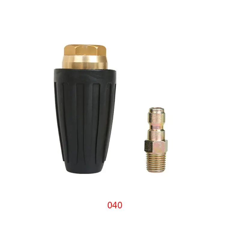 

1/4" High Pressure Washer Rotating Turbo Nozzle Spray Tip 2.5-4 GPM 3600PSI E