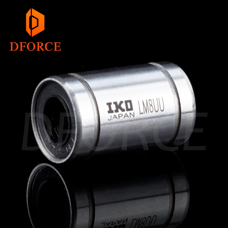 DFORCE подлинный IKO LM8UU длинный стержень вал 8X15X24 мм 3d принтер линейный подшипник для Reprap Anet A8 Prusa I3 3d принтер