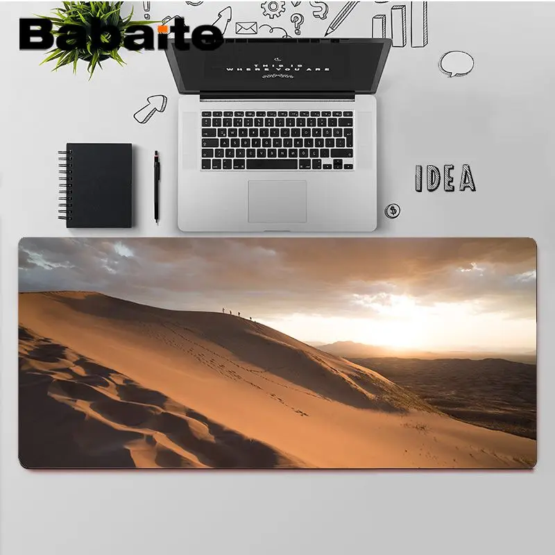 

Babaite Top Quality desert dawn Gamer Speed Mice Retail Small Rubber Mousepad Free Shipping Large Mouse Pad Keyboards Mat