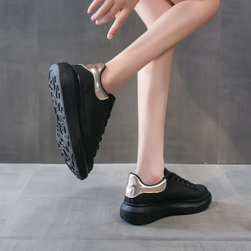 

Women's Sneakers Shoes 2021 Fashion White Casual Large Size Wear-Resistant Ladies Sports Women Shoe Zapatillas Mujer Zapatos