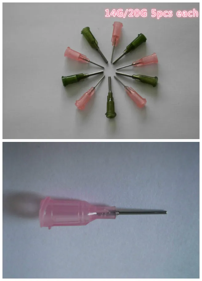 

0.5 inch Plastic steel dispensing head is suitable for the steel dispensing cone of the dispenser controller 14G/20G 5pcs each