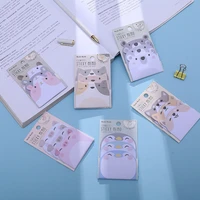 45page cartoon sticky note set animal stacking combination student paper notepad office cute stationery memo pad school supplies