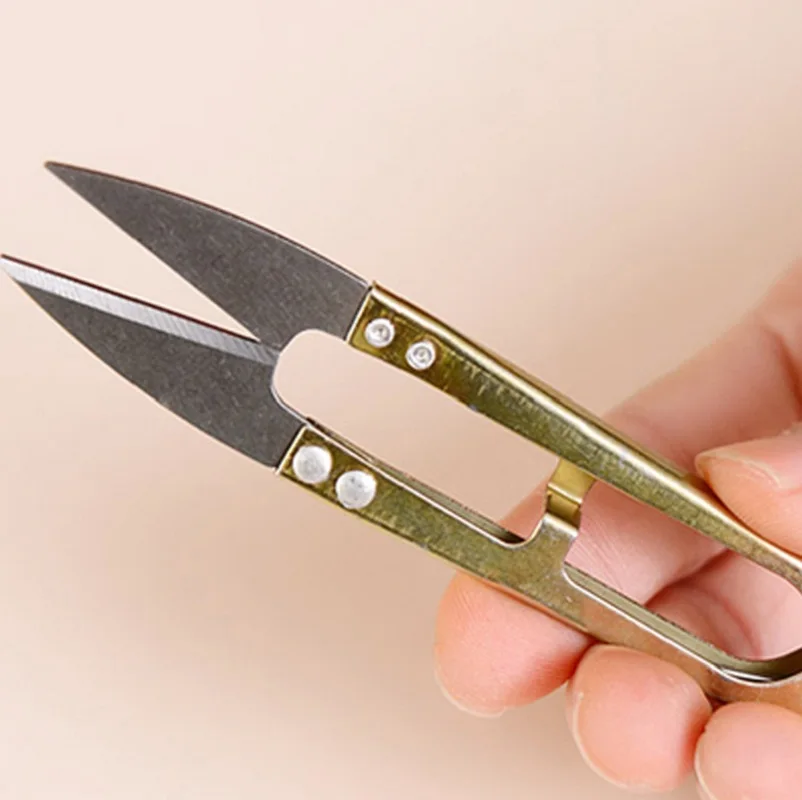 

10*2cm Cross Stitch Tailor Scissor DIY Tool Sewing Supplies Fish Line Thrum Thread Yarn Clipper Trimmer Snip