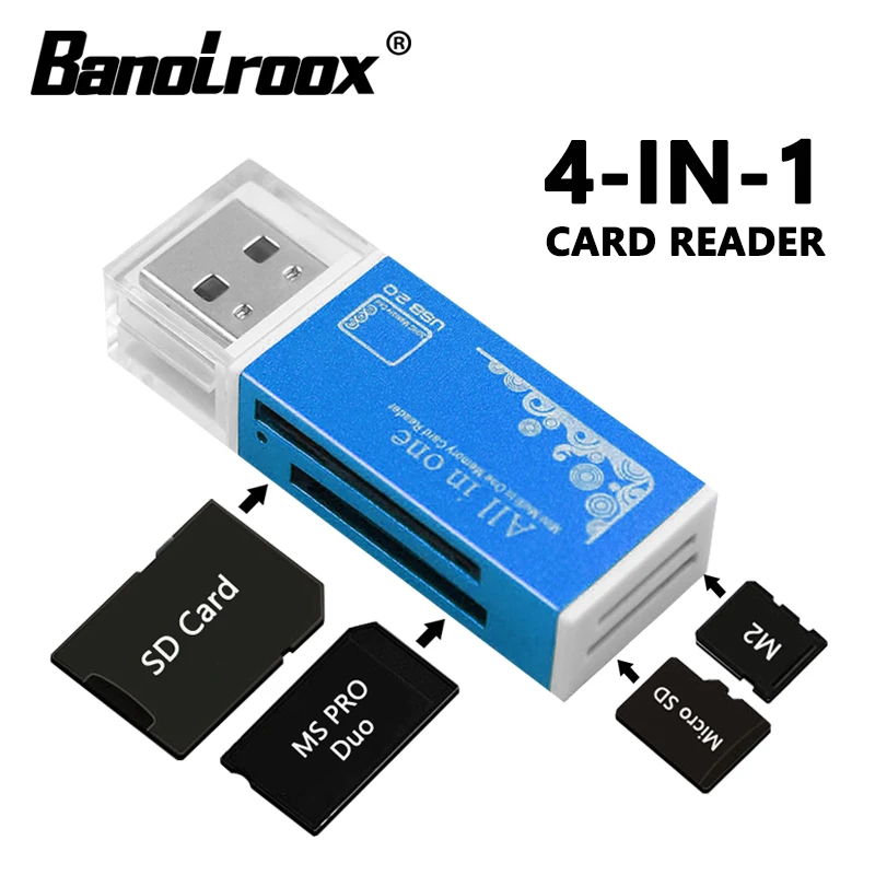 Banolroox устройство для чтения карт памяти все в одном Micro SD USB аксессуары ноутбука Pro