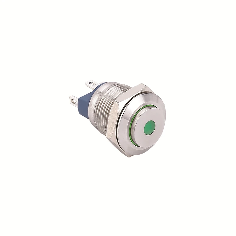 

ELEWIND 12mm metal push button switch with light(PM121H-10D/J/G/12V/S)