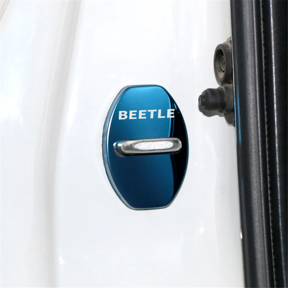 Авто Стайлинг крышка дверного замка автомобиля эмблемы чехол для Volkswagen VW beetle polo
