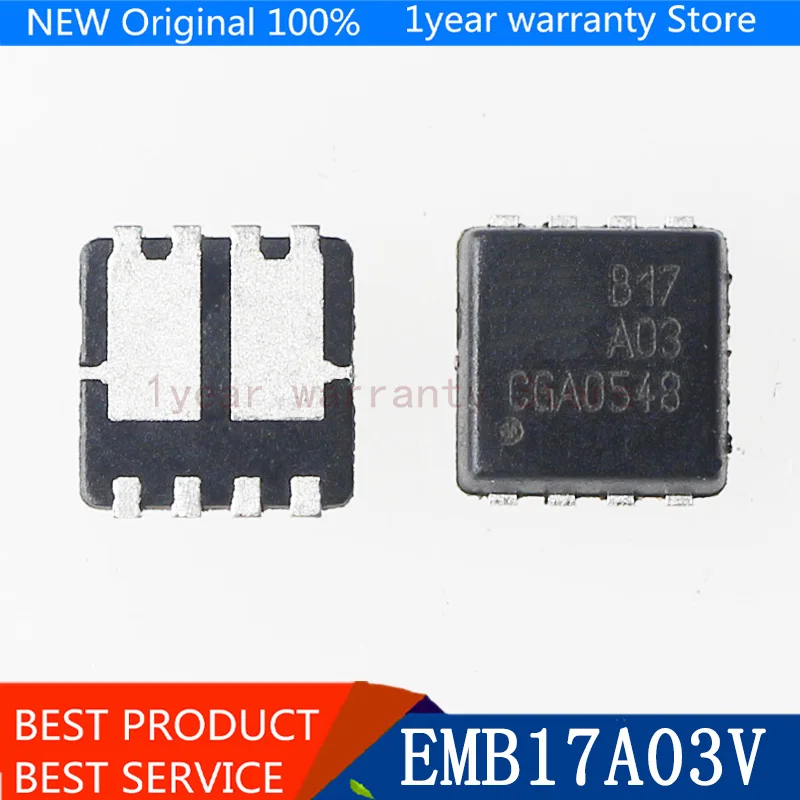 

{ New original } 5pcs EMB17A03V EMB17A03 B17A03 MOSFET QFN-8