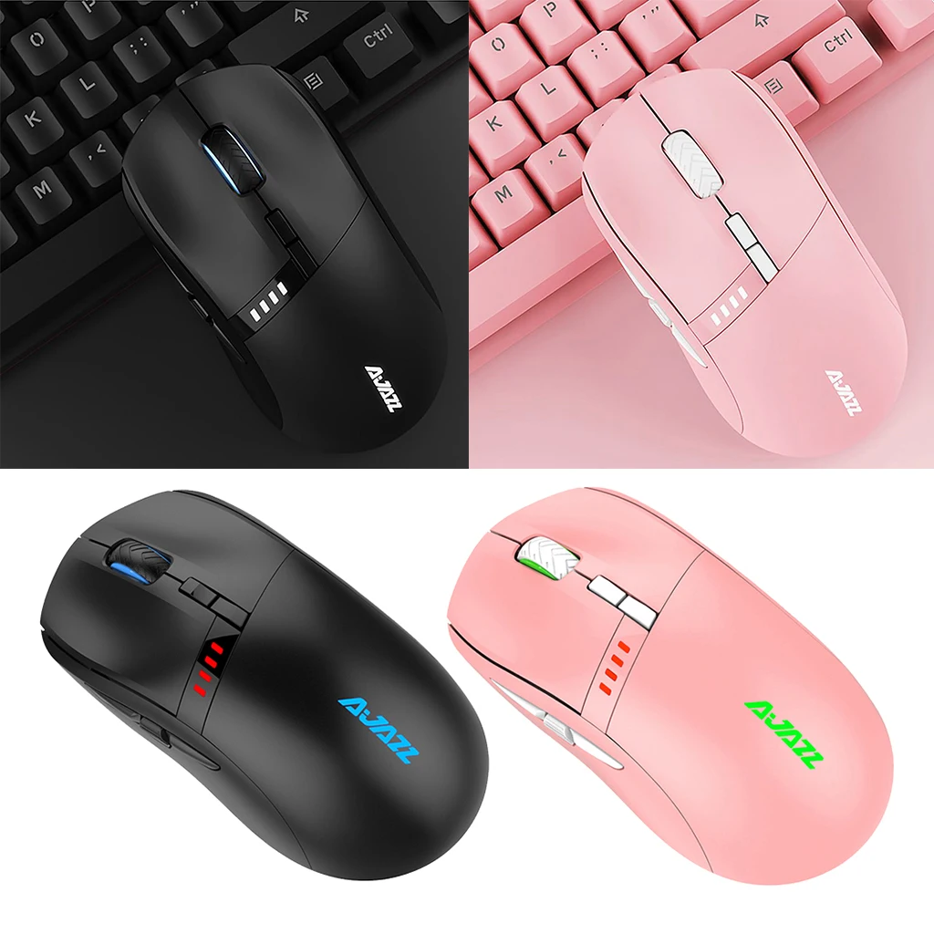 Компьютерная оптическая мышь с usb приемником Type C проводная и 2 4G Беспроводная