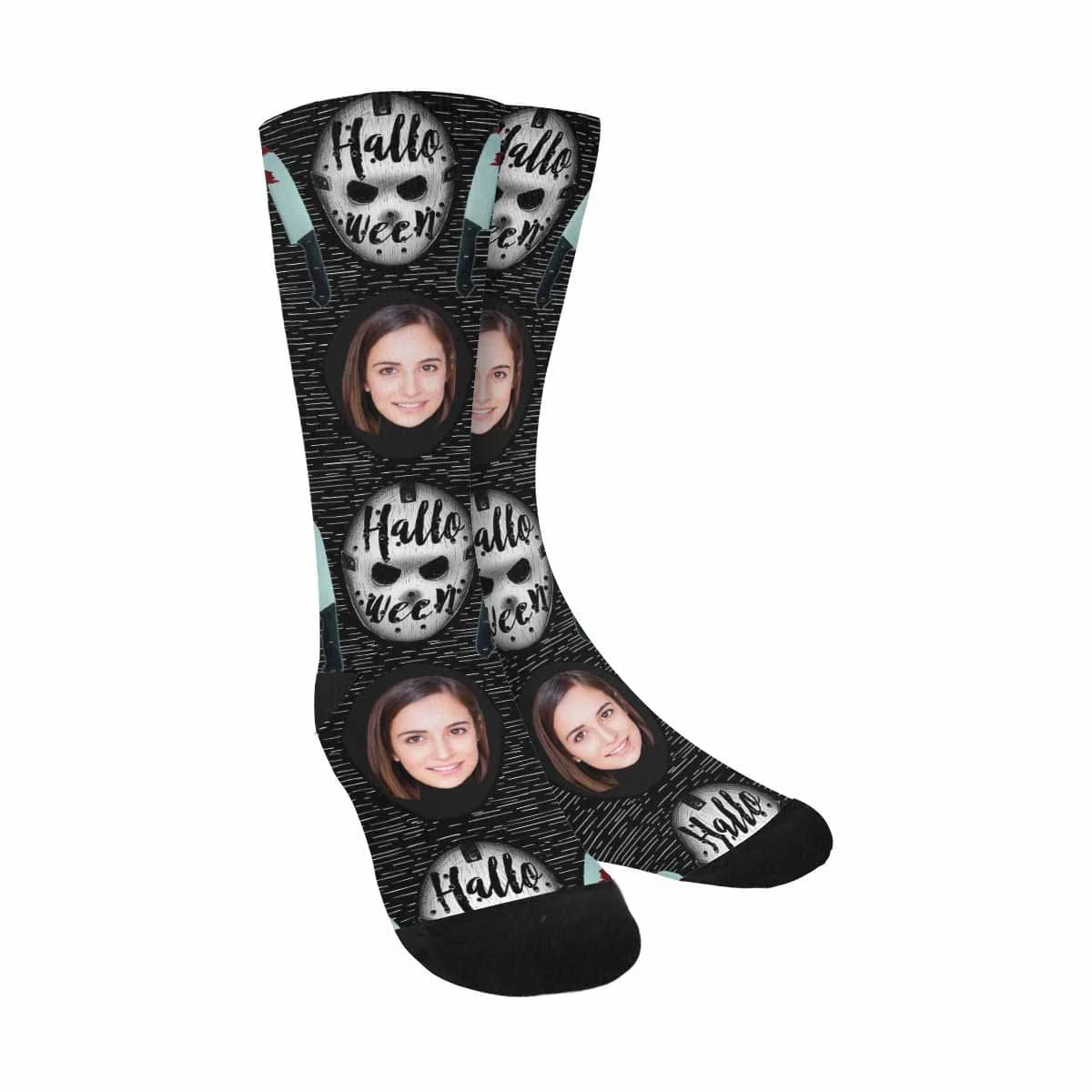 

Custom Face Mask Sublimated Crew Socks