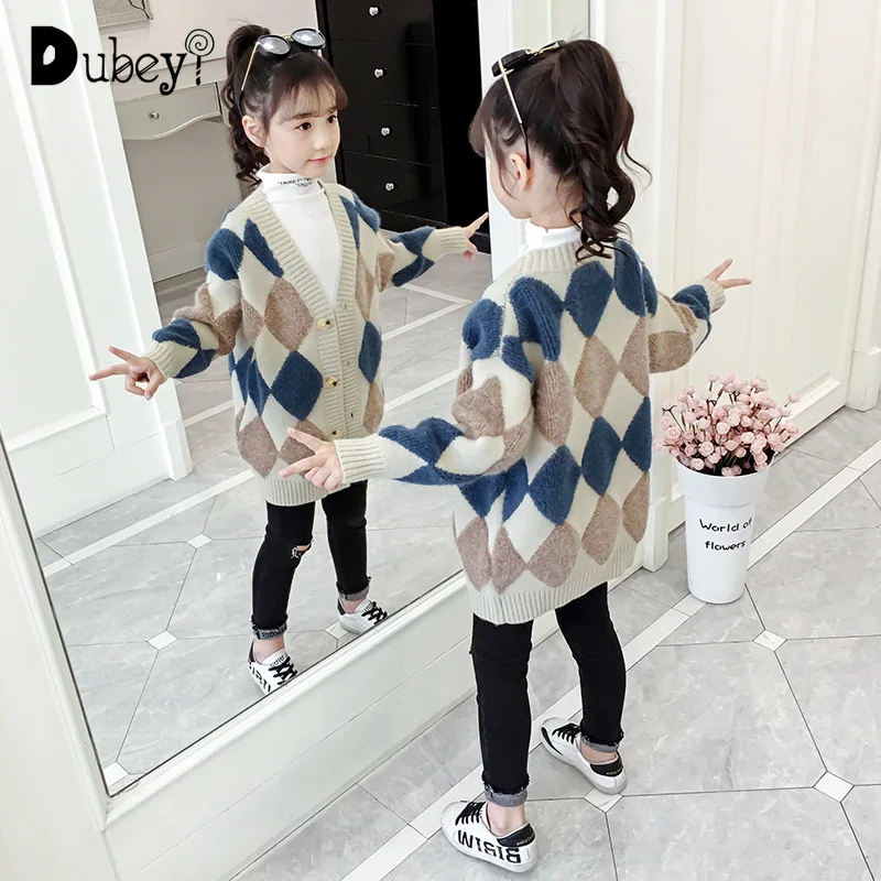 

Кардиган для девочек, вязаный свитер, пальто и куртки для девочек, одежда для маленьких девочек, осенне-зимняя одежда для маленьких девочек, Детский свитер со стразами