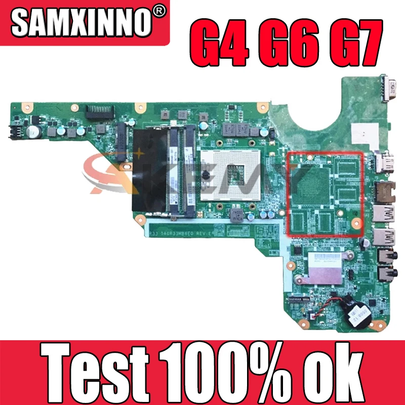 

Для HP G6-2000 G7-2000 G4 G6 G7 Материнская плата ноутбука DA0R33MB6F1 DA0R33MB6E0 680568-501 680568-001 100% полностью протестирована