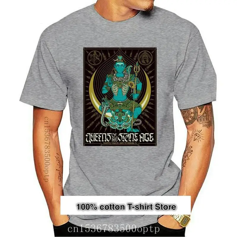 

Новая королева каменного века QOTSA X ST. Камизета негра питербург ФЛ