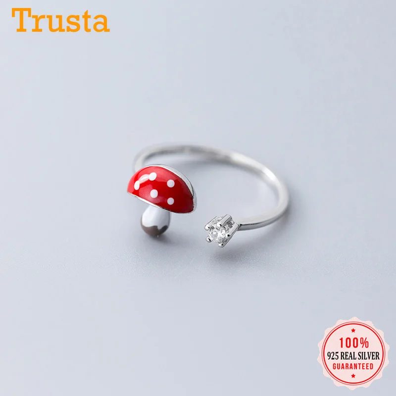 Trustdavis Аутентичное 100% Стерлинговое Серебро 925 пробы милое коктейльное кольцо с