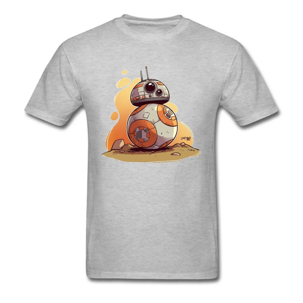 Звездные войны роботы футболка забавные Аниме футболки мужские белые хлопковые