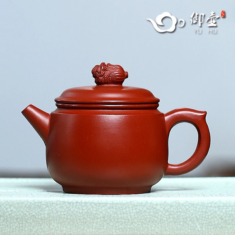 

★Royal pot of yixing recommended handmade household teapot undressed ore mud zhu dahongpao kung fu tea set the cabbage