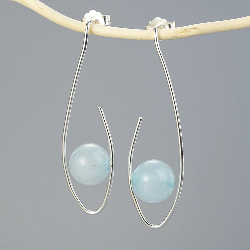 Lotus Fun Настоящее серебро 925 проба Натуральный камень Креативный дизайнер