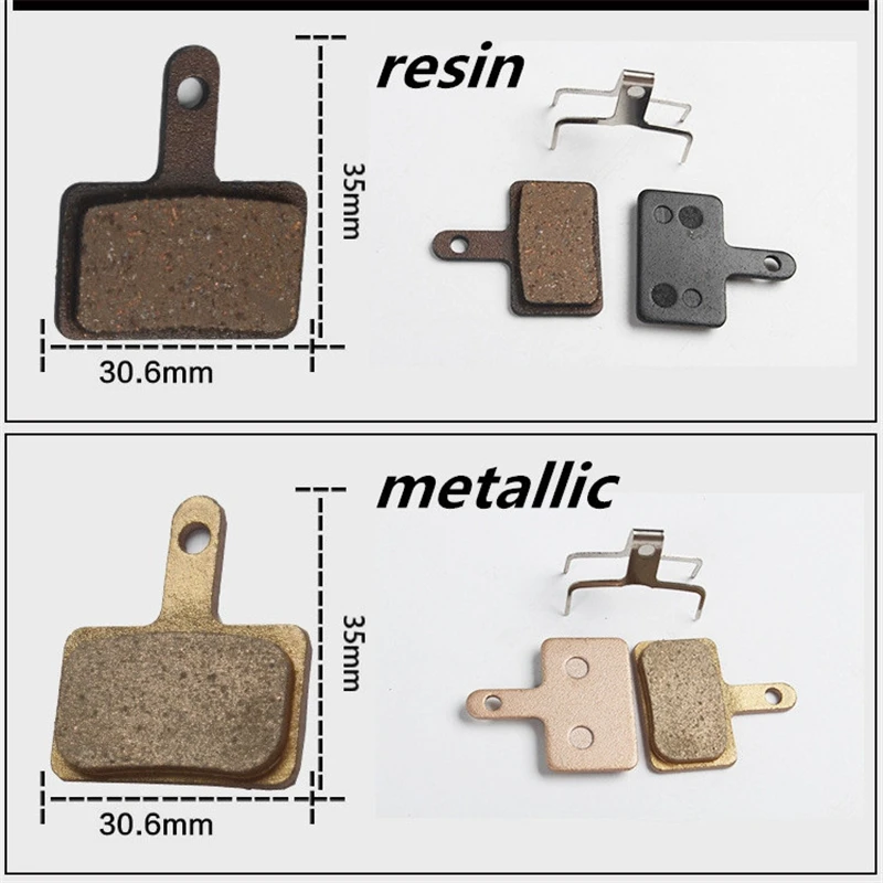 Резиновые металлические дисковые Тормозные колодки для горного велосипеда Shimano