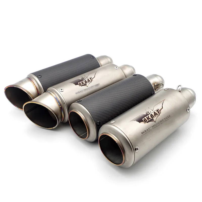 

BKBAT Motorcycle Exhaust Pipe For Yamaha dt 125 xj6 fazer 250 cygnus 125 fz1n mt09 mt 15 virago bws 125 fz1 vmax 1200 road star