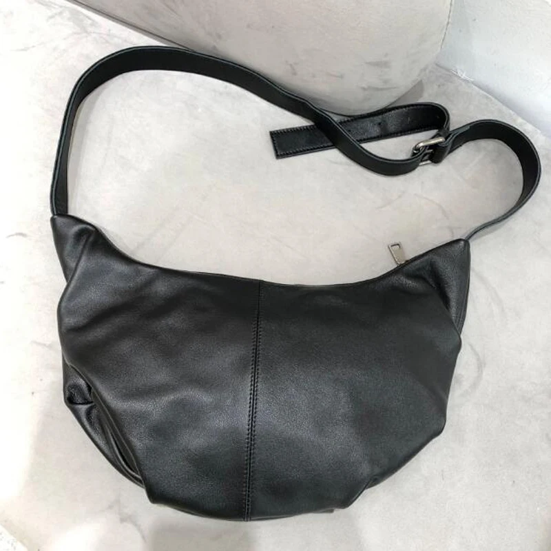 

Woman Soft Cowhide Shoulder Bags Fashion Genuine Leather Tote Feminina Travel Korean Design Casual Crossbody Messenger Bag