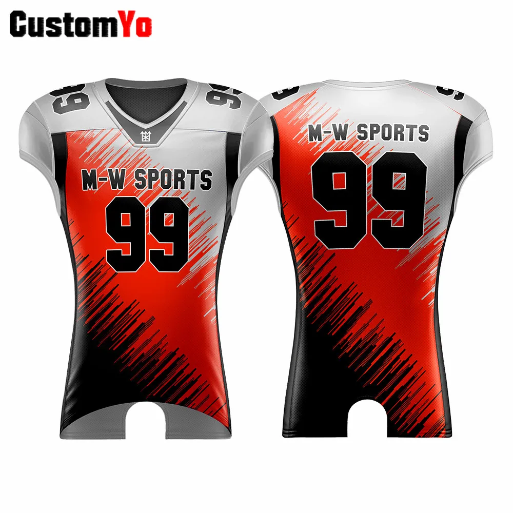 Дышащая новая модель американского футбола футболка с принтом высшего качества