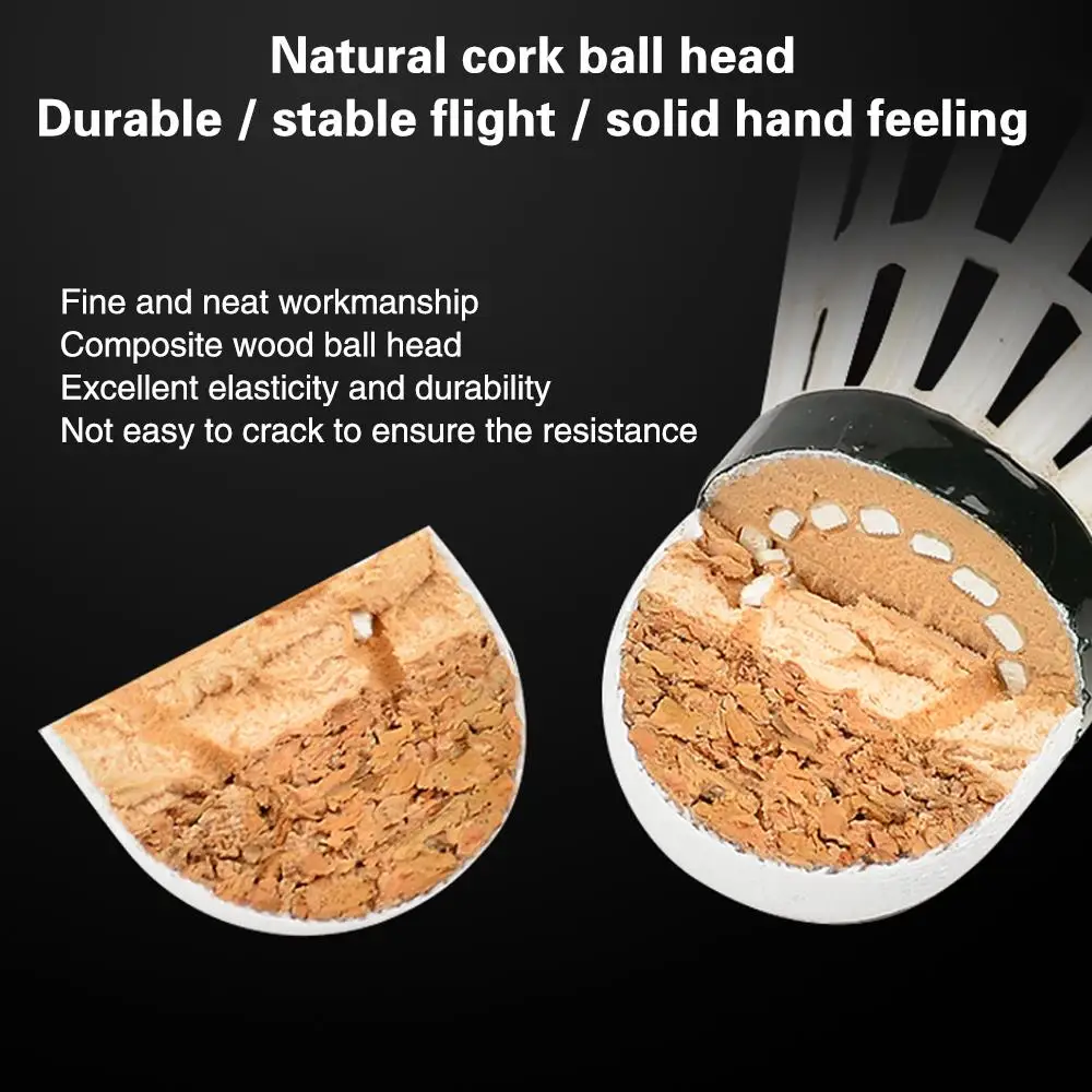 

Shuttlecocks Badminton Ball Heath Outdoor Women Colorful Game Man Training Plastic