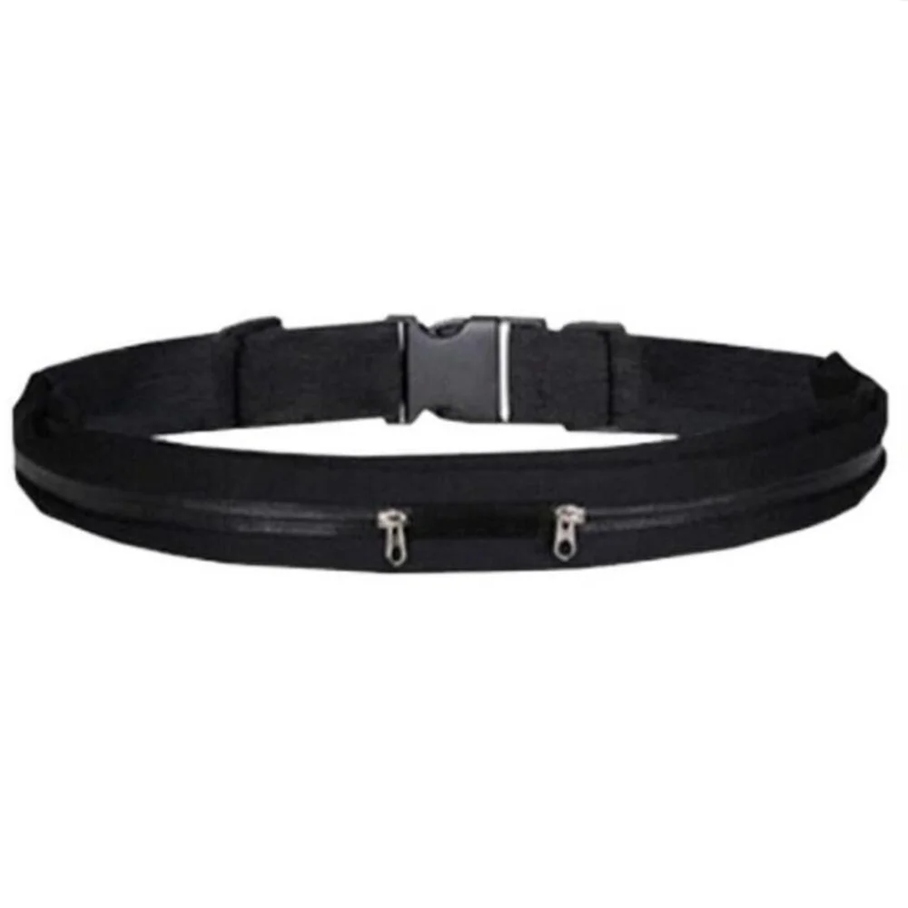 

Outdoor stretch sports pockets men and women running cycling pockets double zipper anti-theft waterproof