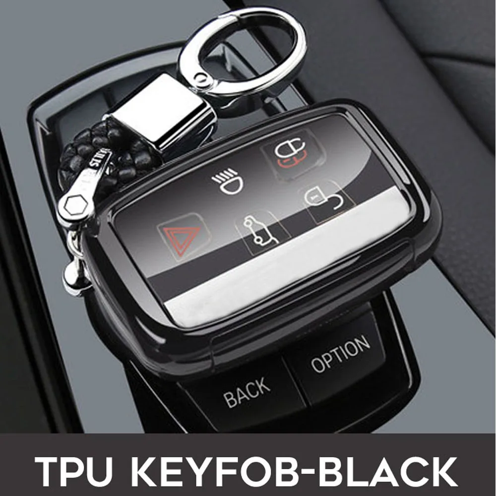 

TPU Car Key Case Key Cover For Land Rover RANGE ROVER SPORT freelander 2 DISCOVERY 4 Evoque Jaguar XE XJ XJL XF Car Accessories