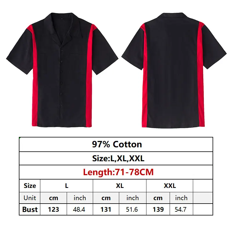 

Men's Casual Short-Sleeve Two-Tone Work Shirt overhemden heren Blouse Men Big Size Striped Men's Shirts Button-Down Dress
